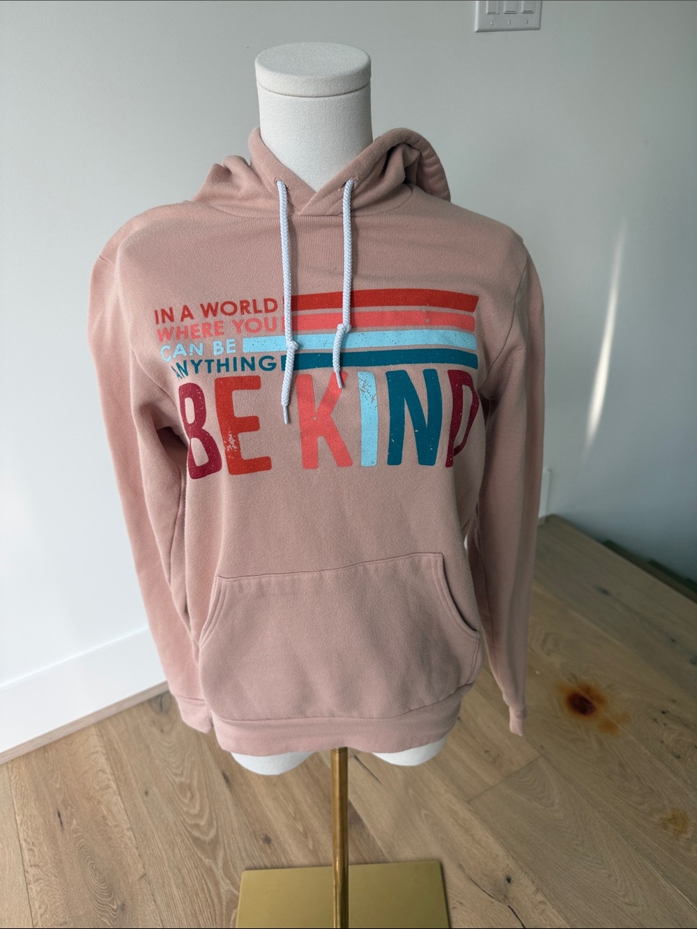Bella Canvas Be Kind drawstring Hoodie